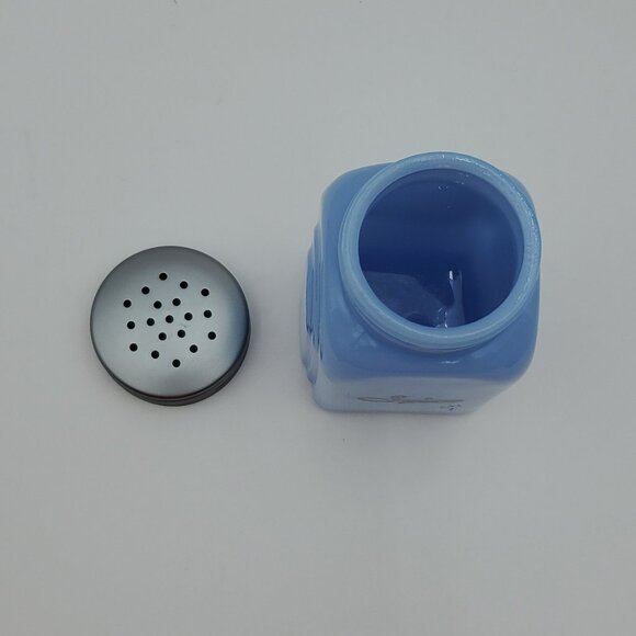 Delphite Blue Glass Spice Shaker Arch Design Spice Shaker with Lid - Picture 2 of 6